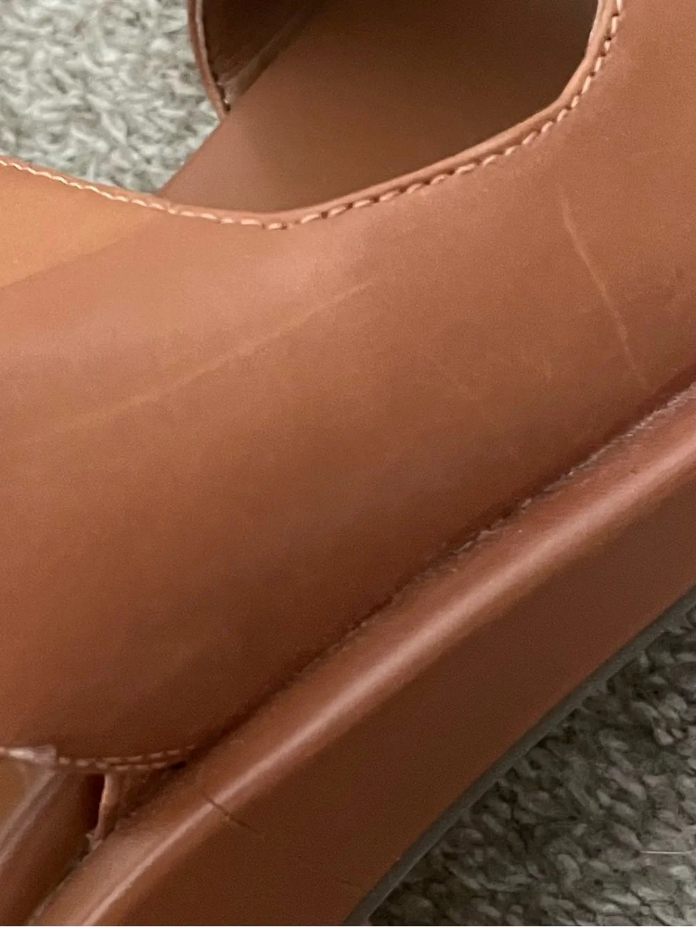 Vionic Madera Brown Leather Double-Strap Slingback Sandals - Picture 6 of 9